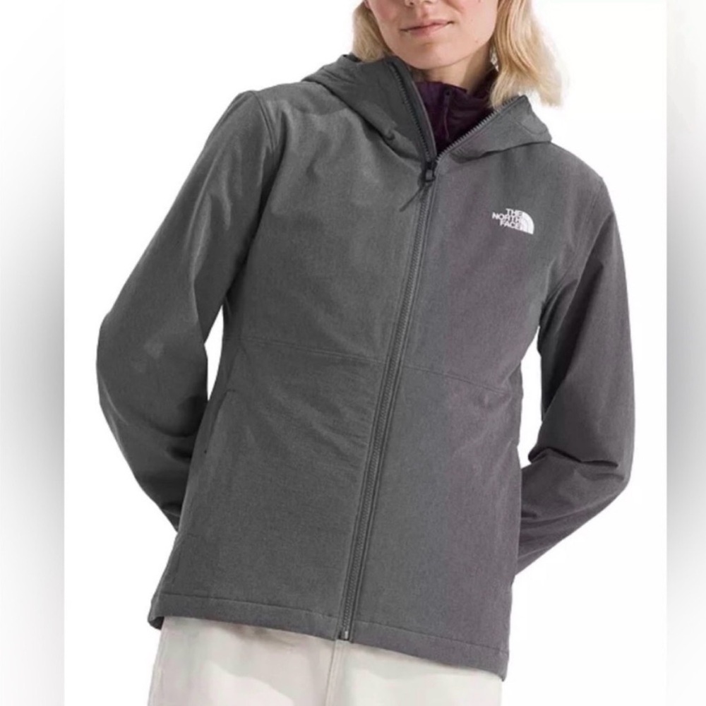 The North Face Shelbe Raschel Windwall Hoodie Fleece Lined Jacket -Small - EUC